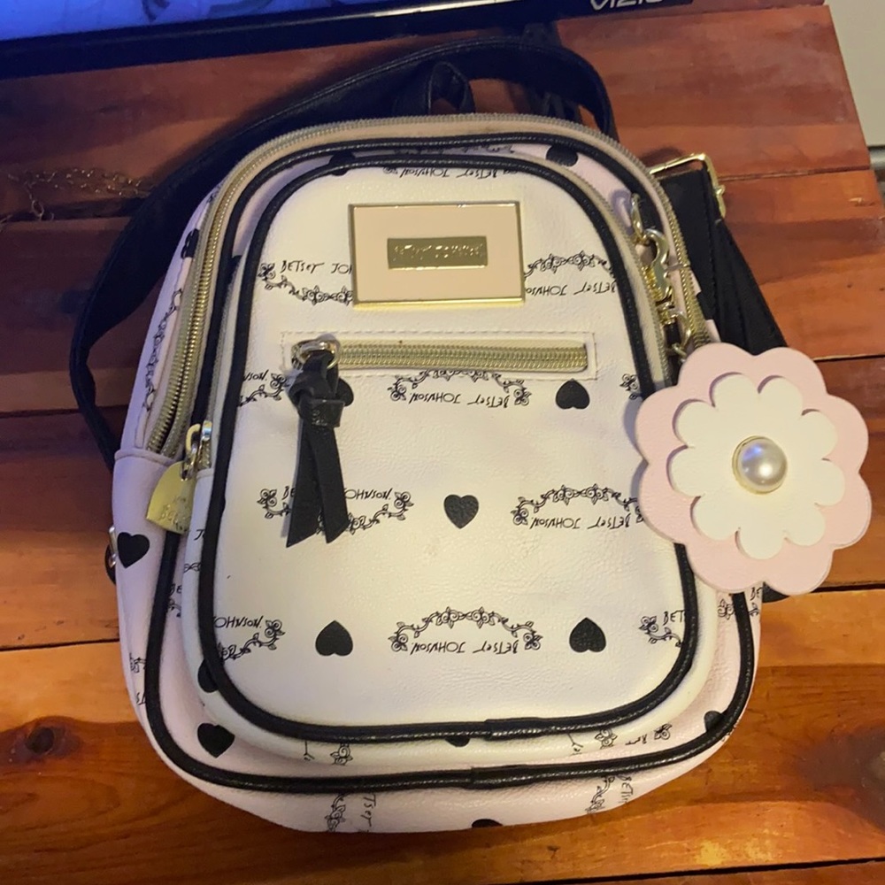Betsey Johnson Mini Backpack Purse